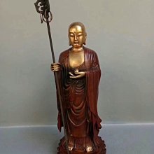 老純銅鎏金【靜思觀音】佛像～工藝精湛，雕工精緻，整體造型優美，細節獨到，觀音菩薩凝神靜思。值得收藏...高20 寬13 重950克 歷史價格詳細信息