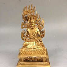 純銅不動明王擺件不動尊明王佛像屬雞本命佛生肖守護神裝飾保平安~善緣閣 歷史價格詳細信息