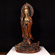 一0828  西藏寺院收 老純銅純手工打造鑲嵌寶石彩繪描金《黃財神》 藏財神一尊 重3765克 高32公分 寬22公分 歷史價格詳細信息