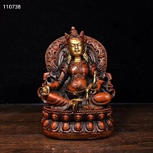 1.AAA1214  西藏寺院收老純銅純手工打造鑲嵌寶石彩繪描金藏傳密宗藥師佛一尊     重4807克  高32cm  寬21cm 歷史價格詳細信息