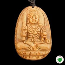 【歡喜心珠寶】【天然多明尼加拉利瑪海紋石蛋面小墜子】Larimar加銀K金墜台.總重1.8g「附保証書」寧靜.安詳.和平之石。 歷史價格詳細信息