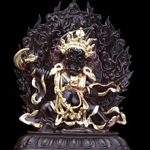 二臂瑪哈嘎拉佛像神像純銅彩繪藏傳工吉祥供奉擺件密宗護法像 歷史價格詳細信息