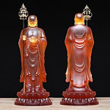 琉璃地藏王菩薩佛像居家供奉佛堂寺廟擺件客廳家用佛具諦聽地藏像 歷史價格詳細信息