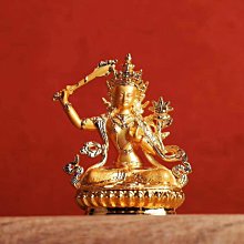 文殊菩薩 7.2公分 小佛像/法像-金黃色 歷史價格詳細信息