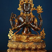 【四臂觀音】高檔黃色磨砂琉璃護身掛墜 約 4x5.25x1.2cm 含項鍊 [71604] 歷史價格詳細信息