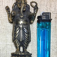 象鼻神 5.6公分 小佛像/法像-金黃色 歷史價格詳細信息