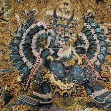 【大威德金剛+大威德金剛咒輪】鋁合金 雙面 佛卡 唐卡 佛教 [51077] 歷史價格詳細信息