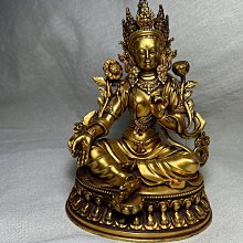 早期收藏西藏老件鎏金佛密宗藏佛白度母 歷史價格詳細信息