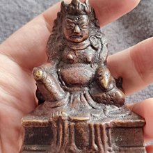 西藏老佛像-明清六臂白瑪哈嘎拉二件式*礦彩漆金*收藏件* 歡迎提問 面交 歷史價格詳細信息