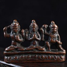 藏傳純銅三靣普巴金剛杵密宗金剛橛法器龍頭金剛鉞 歷史價格詳細信息