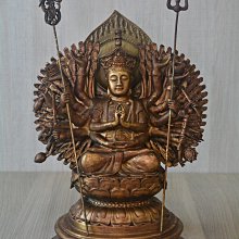 老銅胎泥金浮雕藏傳密宗金剛杵萬佛護法手搖鈴 歷史價格詳細信息