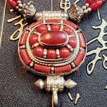 尼泊爾西藏飾品925純銀噶烏嘎烏盒十相自在項鏈吊墜男女 歷史價格詳細信息