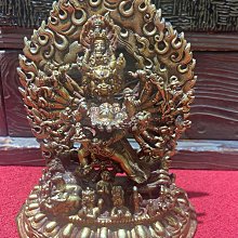 【大威德金剛】銅質 雙面 佛卡 唐卡 佛教 [31059] 歷史價格詳細信息