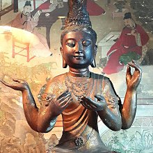 中式紫砂觀世音菩薩佛像人物擺件客廳家用博古架裝飾品禪意空間 歷史價格詳細信息