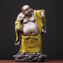 和風美物 招財彌勒佛 頂天彌勒佛 頂元寶彌勒佛 木雕擺件 花梨木（GA-4873） 歷史價格詳細信息