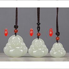 和田白玉彌勒佛吊墜S925銀鑲嵌琺瑯笑佛項墜頸飾狀元帽國潮飾品 歷史價格詳細信息