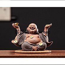 新中式彌勒佛像燈圈擺件陶瓷大肚笑佛客廳辦公室創意玄關禪意裝飾 歷史價格詳細信息
