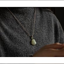 一興天然保真和田玉平安無事牌吊墜男女項鏈吊墜玉佩玉墜平安好運 歷史價格詳細信息