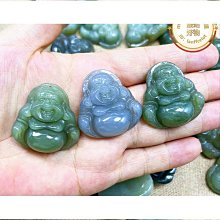 [蝶閥]和田玉佛公吊墜帶證書925純銀鑲嵌笑佛彌勒佛天然碧玉石項鍊女款 歷史價格詳細信息