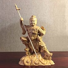 【熱賣精選】   三太子 李哪吒 太子爺 中壇元帥 木雕擺件 黃楊木（GA-5152） 歷史價格詳細信息