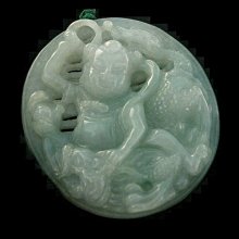 天然緬甸玉A貨   翡翠歡喜招財彌勒吊墜 飄陽綠 歷史價格詳細信息