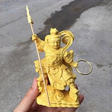 黃楊木哪吒三太子 神像木雕擺件 歷史價格詳細信息