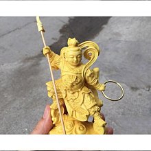 黃楊木哪吒三太子 神像木雕擺件 歷史價格詳細信息