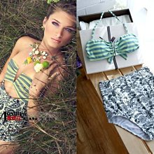 Bikini泳衣╭☆°安可小舖＊藍白長袖外套時尚運動休閑泳衣三件式游泳衣比基尼泳裝，售價980元 歷史價格詳細信息