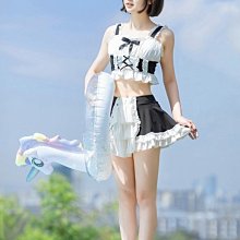 七了個三顯瘦日系保守遮肚泳連身衣女復古泡溫泉遊泳衣死庫水 歷史價格詳細信息