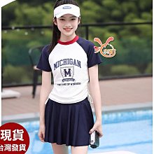 杰倫來福.C1021心心學生短袖短褲二件式游泳衣泳裝S-XL正品，960元 歷史價格詳細信息