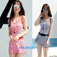 紅豆批發/條紋海軍風女三件式泳衣情侶裝情侶泳衣/海軍三件式泳裝海灘渡假風顯瘦海灘裙洋裝裙 歷史價格詳細信息