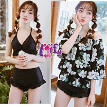 比基尼妮.京都短袖泳衣三件式泳衣比基尼(M-XL) 歷史價格詳細信息