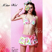 ☆小薇的店☆名人百貨專櫃品牌【性感V型美胸】時尚流行二件式比基尼泳裝特價2480元NO.Z14004(M) 歷史價格詳細信息