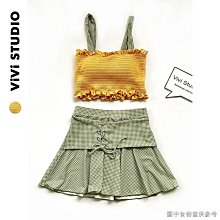 泳裝 新款泳衣 少女夏泳衣分體中大童六年級14網紅15初中洋氣撞色短袖短褲女兒童 歷史價格詳細信息