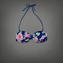 AF*正品 Abercrombie&Fitch* Woman-雪紡藍底紅花裙 歷史價格詳細信息
