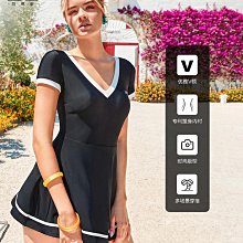 現貨 BE范德安花漾系列時尚露背連體泳衣女性感泡溫泉顯瘦遮肚游泳衣 歷史價格詳細信息