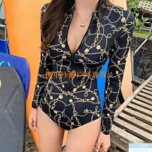 韓國潛水服女連體泳衣防曬長袖浮潛服速干沖浪水母衣 歷史價格詳細信息