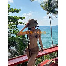 【機車沙灘戶外專賣】國中生保守泳衣女生分體三件式遮肚顯瘦泡湯溫泉少女初中生上游泳課裝比基尼套裝 歷史價格詳細信息