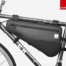 鯊虎SAHOO山地自行車包防水前梁三角包TPU自行車長途騎行車架包 腳踏車置物包置物袋 貨架包 後車包 後馱包 歷史價格詳細信息