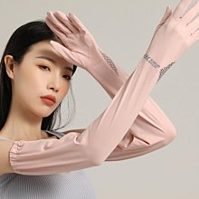 夏天防曬袖套 女加長蕾絲網紗手套 薄款冰袖 開車寬松手臂套【淘夢屋】 歷史價格詳細信息