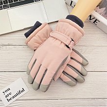 滑雪手套女冬季騎行防風防寒加絨厚棉冬電動車玩雪騎車保暖手套男 歷史價格詳細信息