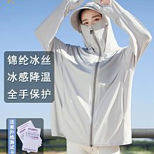 UPF50防曬衣女夏季防紫外線冰絲透氣薄款針織長袖運動外套釣魚服 歷史價格詳細信息