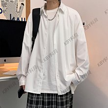 夏季冰絲垂感白襯衫男短袖小休痞帥七分袖設計感半袖襯衣中袖寸衫-靚仔男裝 歷史價格詳細信息