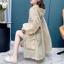 長版防曬衣女夏收腰抗UV戶外涼感原紗冰絲透氣專業全身防曬服 歷史價格詳細信息