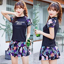 泳衣 泳裝 兩件式泳衣 短袖泳衣 保守泳衣 遮肚泳衣 顯瘦泳衣 泳衣女 泳裝女 海邊 CR765【現貨】 游泳 夏季-陽光小屋 歷史價格詳細信息