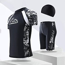 泳褲男防尷尬男士五分全身上衣遊泳衣溫泉泳裝專業訓練速幹套裝備 歷史價格詳細信息