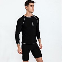 免運 游泳訓練泳衣✨防尷尬泳褲 兩件分體短袖泳衣 泳衣套裝 溫泉泳衣套裝 浮潛衝浪潛水服 防曬五分泳褲男速幹 歷史價格詳細信息