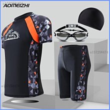 泳褲男防尷尬男士五分全身上衣遊泳衣溫泉泳裝專業訓練速幹套裝備 歷史價格詳細信息