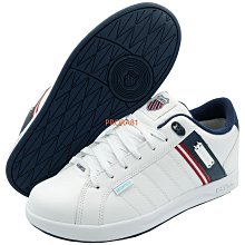 K-SWISS 白X藍(漸層) Court Tiebreak 皮質休閒運動鞋【有12號、13號】346K 加贈襪子 歷史價格詳細信息