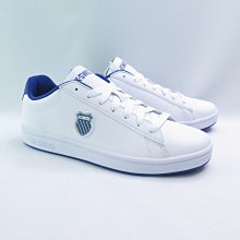 K-SWISS Court Shield時尚運動鞋-男-白/藍 歷史價格詳細信息